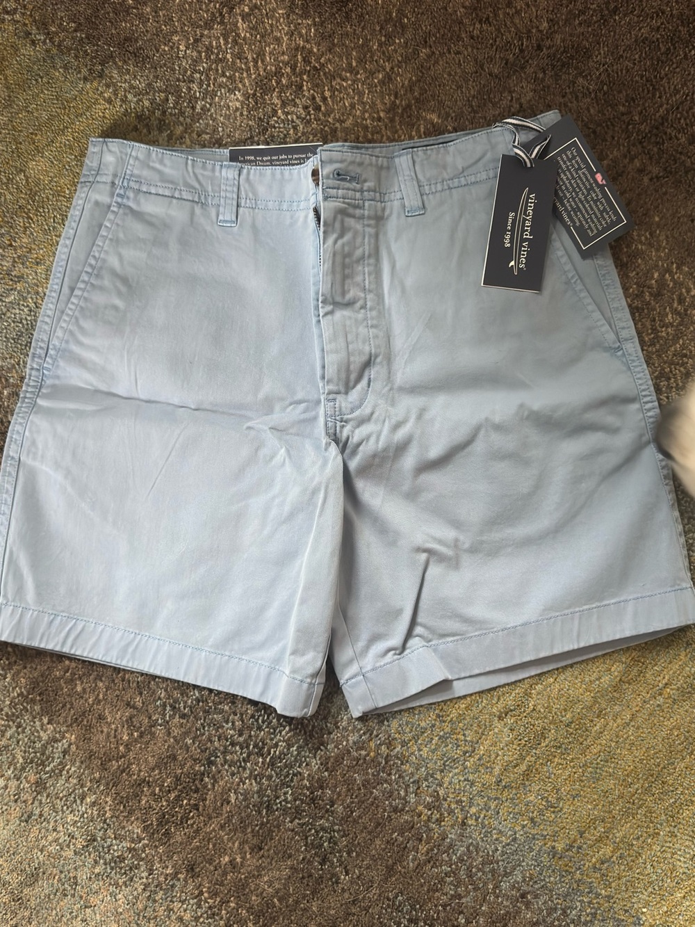 NWT Vineyard Vines Men’s “ Island Short” Blue Shorts sz 30 w/ 7” length